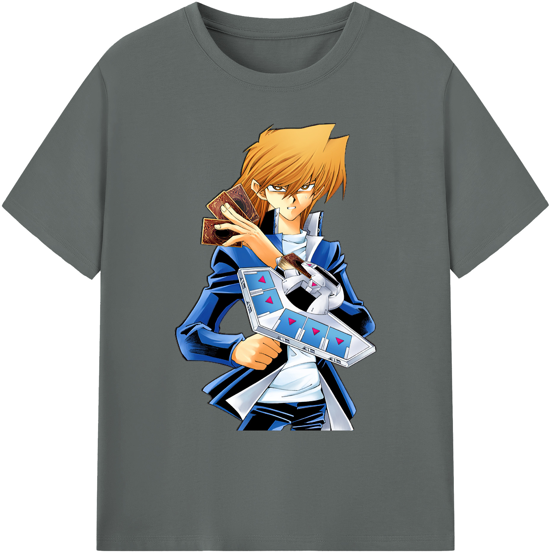 （画像用） 遊☆戯☆王 Yu-Gi-Oh! 綿100％ メンズ半袖Tシャツ｜肌触りやわらか＆通気性